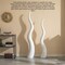 Tall Ceramic Black Animal Horn Floor Vase Elegant for Entryway Dining Living Room Decor Statement Piece with Distinctive Antler-Inspired Design Blending Contemporary Elegance and Nature-Inspired